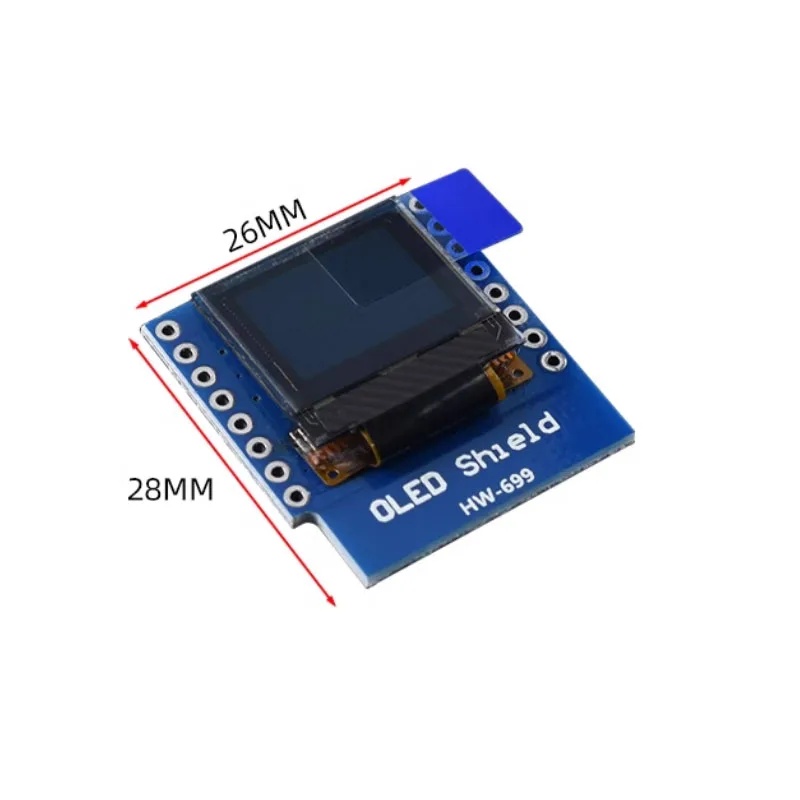 0.66 inch OLED Display Module  - Wemos D1 review and price