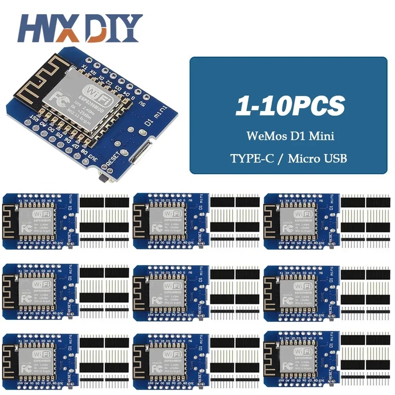 1-10PCS D1 Mini Nodemcu ESP826 - Wemos D1 Mini review and price